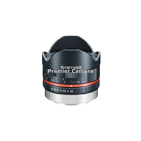 SAMYANG 8mm F2.8 FISH-EYE (ブラック) (フジフイルムX用)