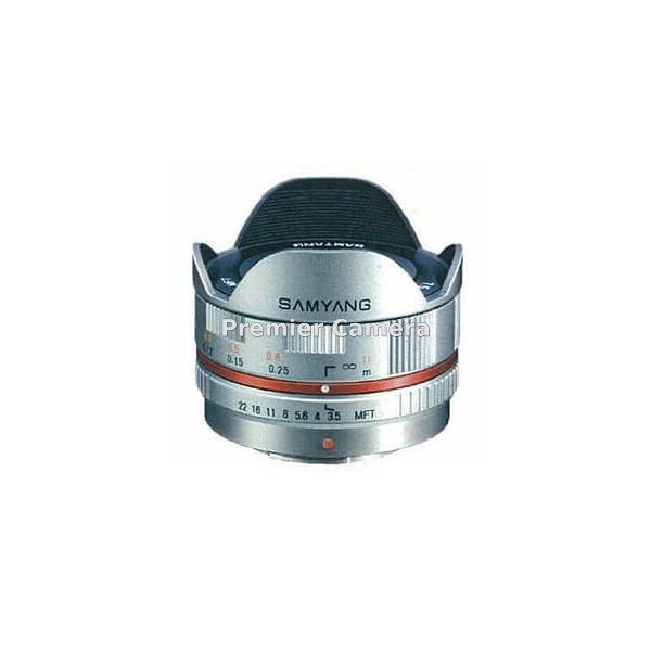 SAMYANG 7.5mm F3.5 FISH-EYE (マイクロフォーサーズ用) シルバー